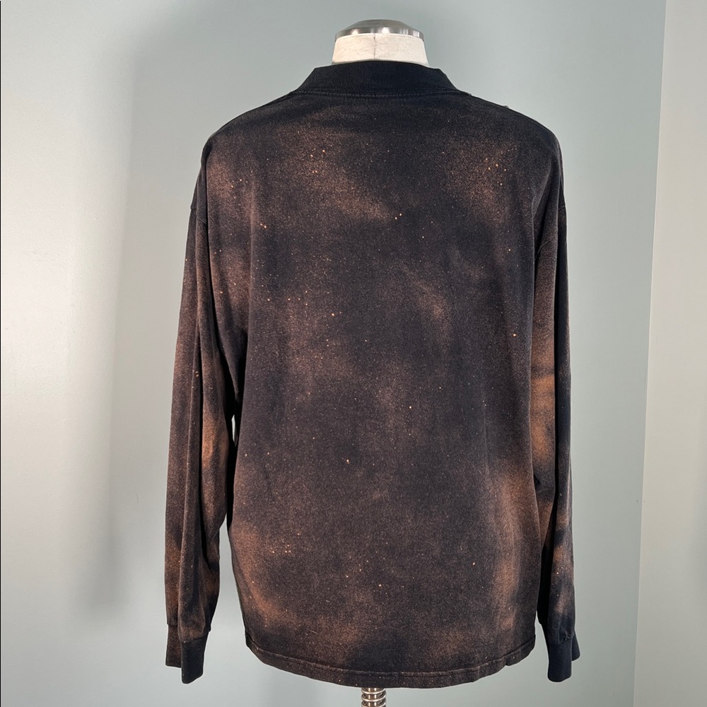 Lee Sport Jeep Branded Black and Brown Long Sleeve Cotton Crew Neck T-Shirt XL - Picture 3 of 6